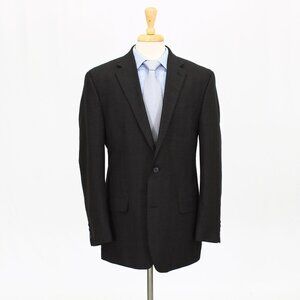 Andrew Fezza 44L Brown Check 2-Button Sport Coat Blazer Jacket G148